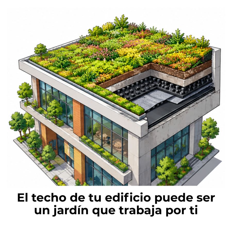 techos verdes en la construcción