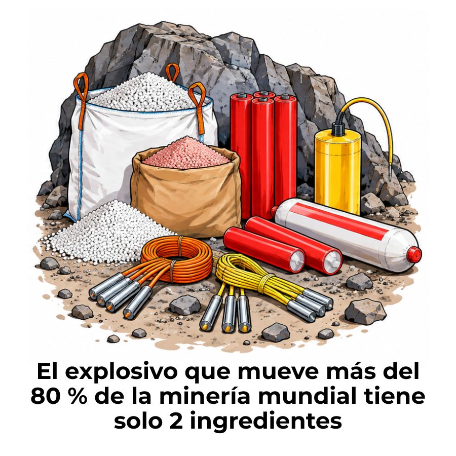 tipos de explosivos utilizados en minería