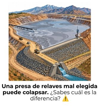 tipos de presas de relaves mineros