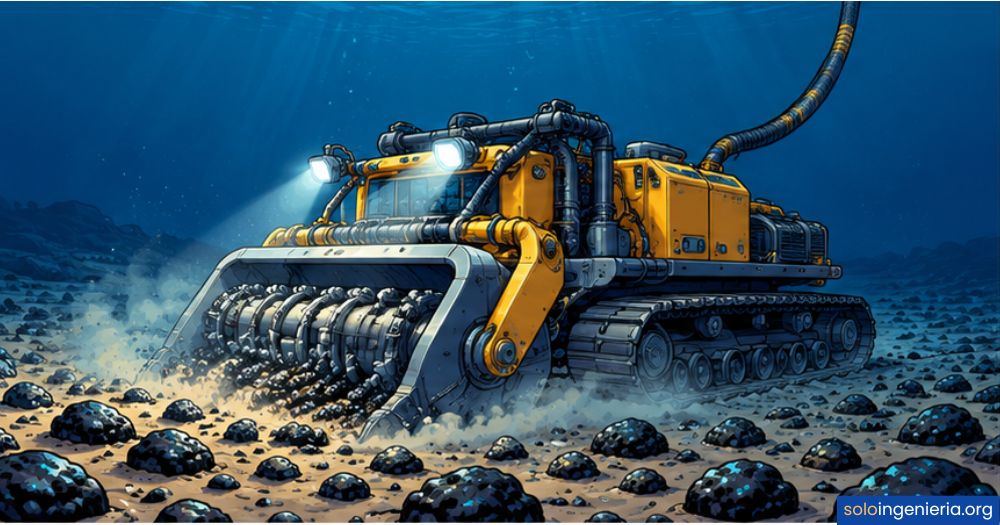minería submarina en aguas profundas