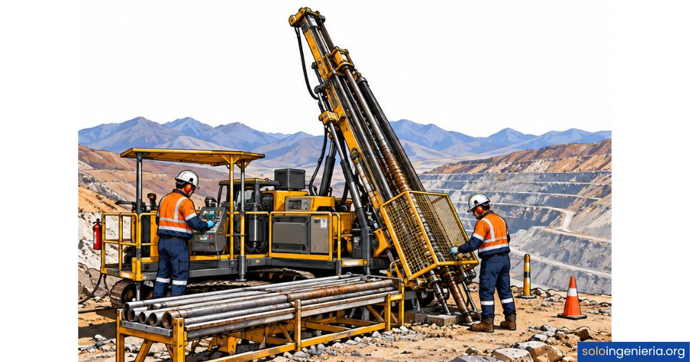 perforación diamantina