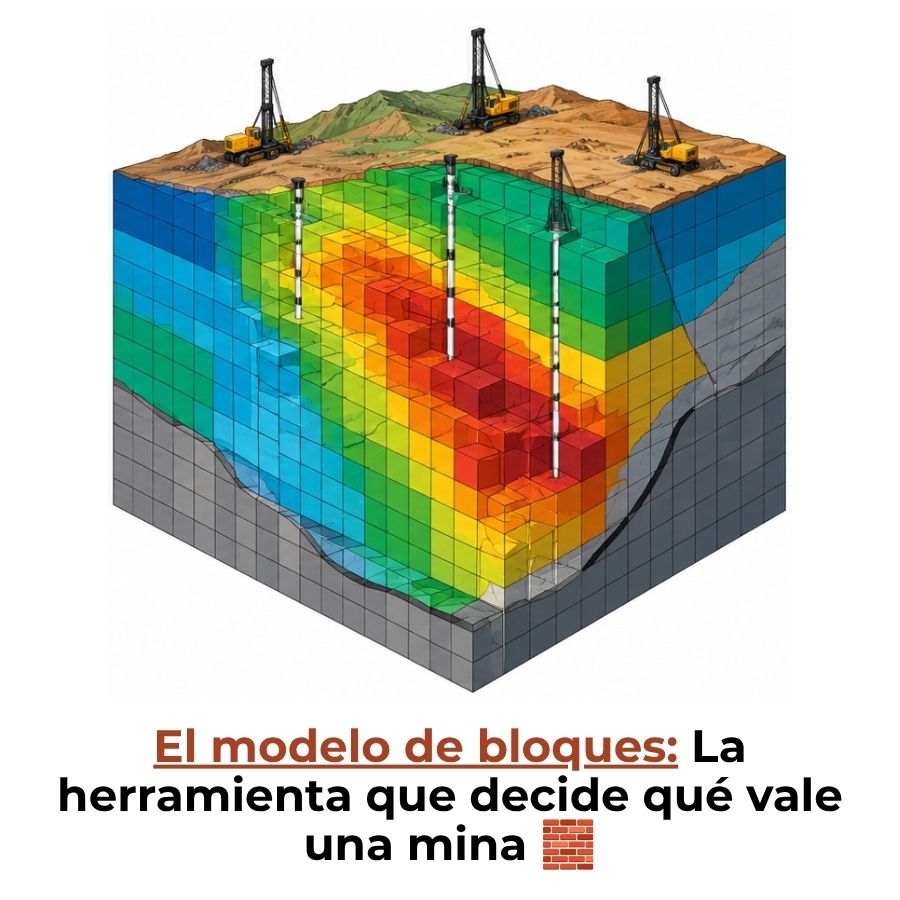 qué es el modelo de bloques en minería