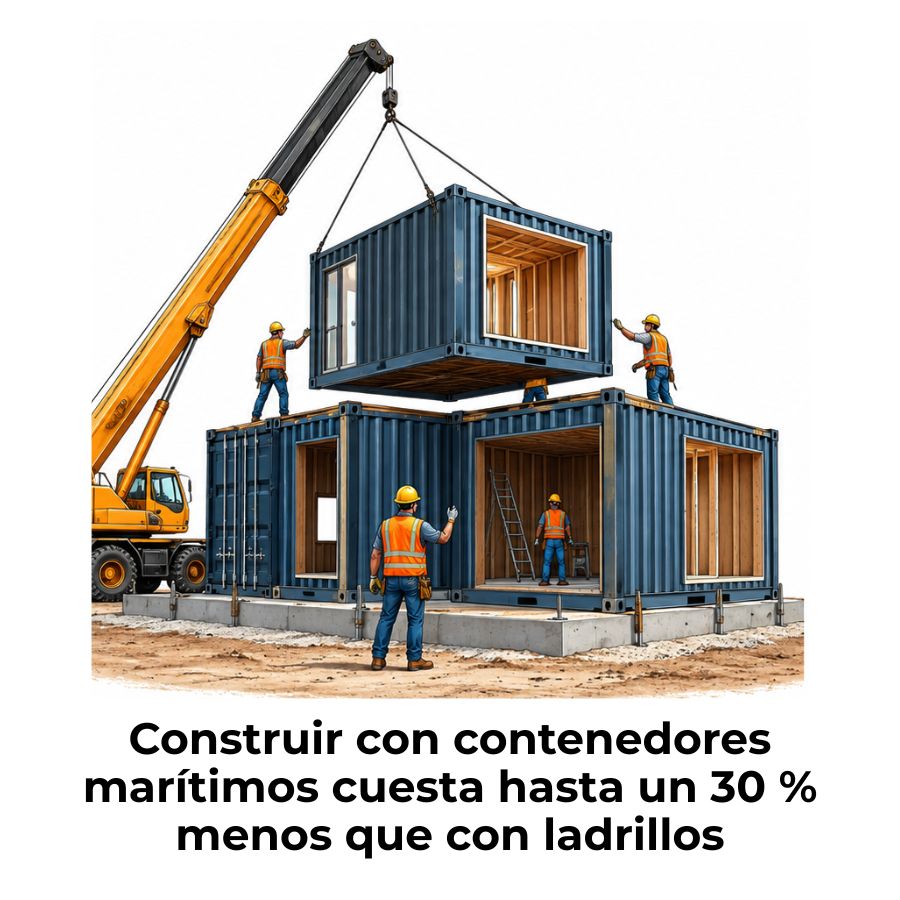 qué es la construcción con contenedores marítimos