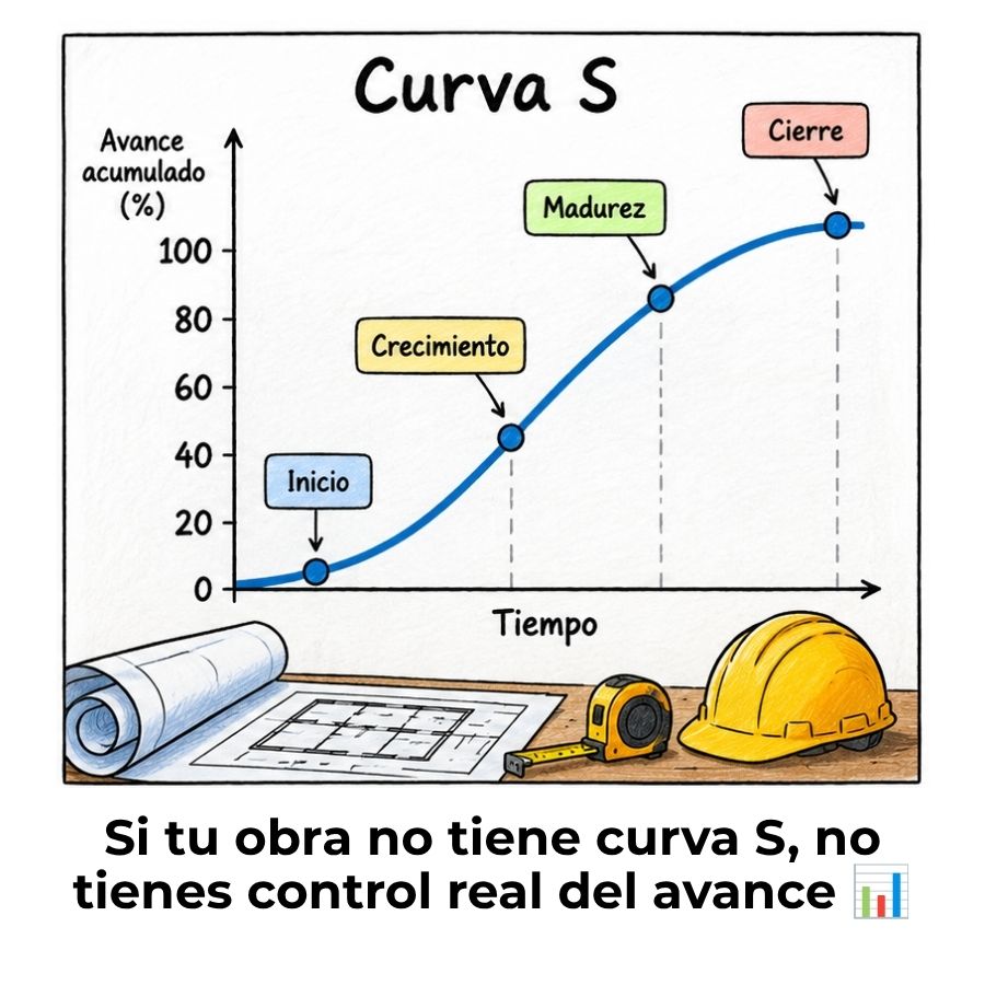 qué es la curva s en un proyecto de construcción