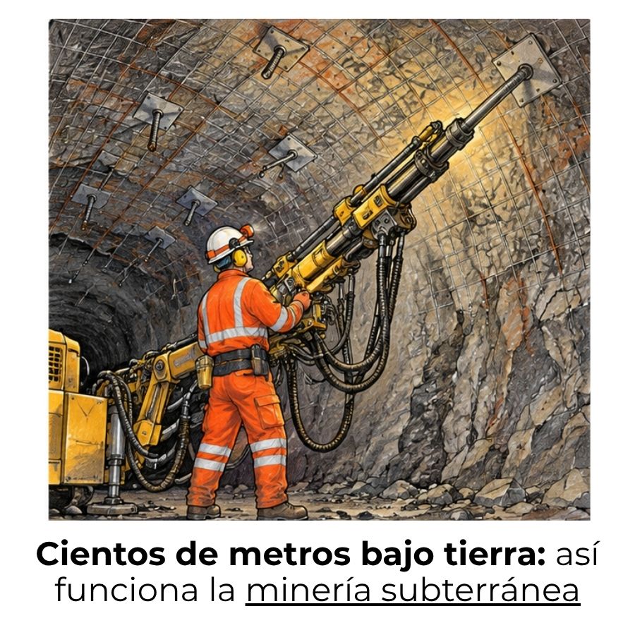 qué es la minería subterránea