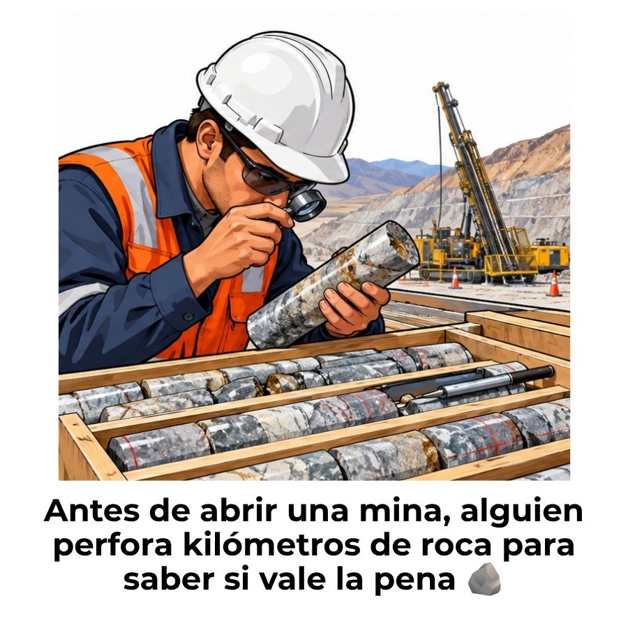 perforación diamantina