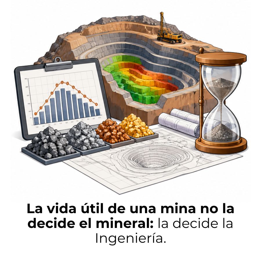 qué es la vida útil de una mina