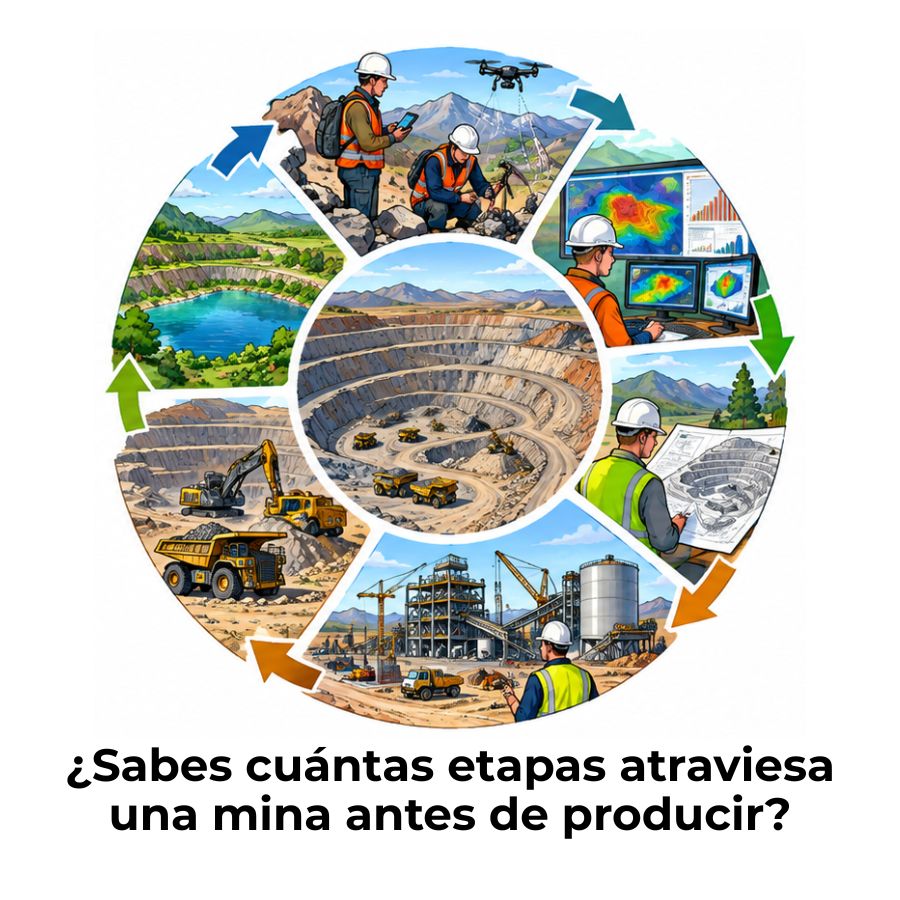 qué son las etapas de un proyecto minero
