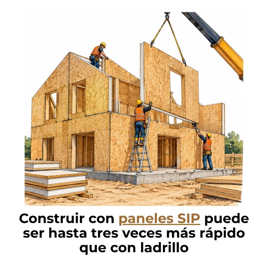 qué son los paneles SIP en la construcción
