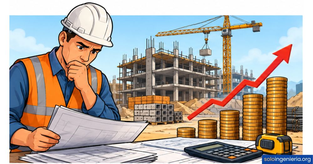 sobrecostos en un proyecto de construcción