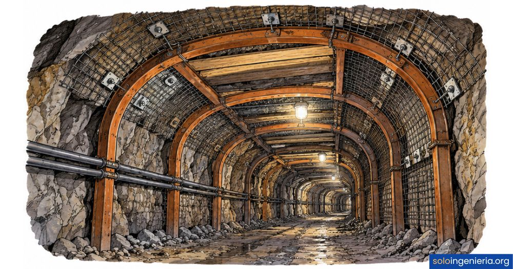 sostenimiento en minería subterránea