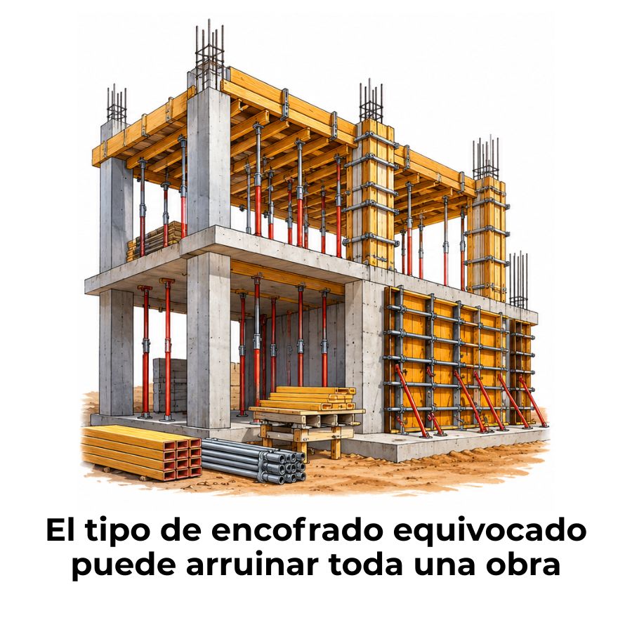 tipos de encofrados en la construcción